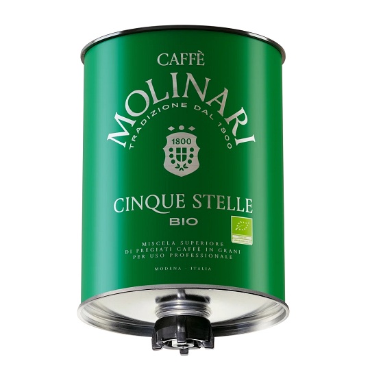 سیلندر قهوه مولیناری Bio Organic بلند ۱۰۰% عربیکا